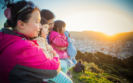 Chinese tourists at Mt Vic