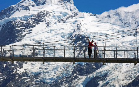 Bridge Swingers Aoraki Mt Cook National Park by Graham MacDonald The Hermitage