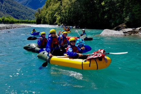 Packrafting FunMatukituki RiverBrent PihamaWanaka River Journeys
