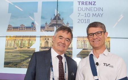 Dunedin Mayor Dave Cull TIA CEO Chris Roberts