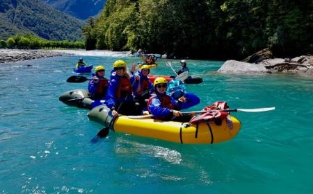 Packrafting FunMatukituki RiverBrent PihamaWanaka River Journeys